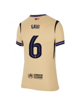 Barcelona Paez Gavi #6 Zenski Gostujuci Dres 2025-26 Kratak Rukavima